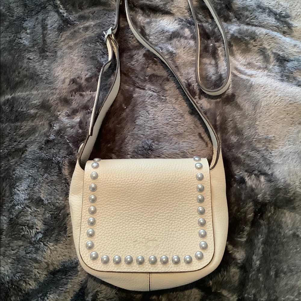 CREME COACH PURSE